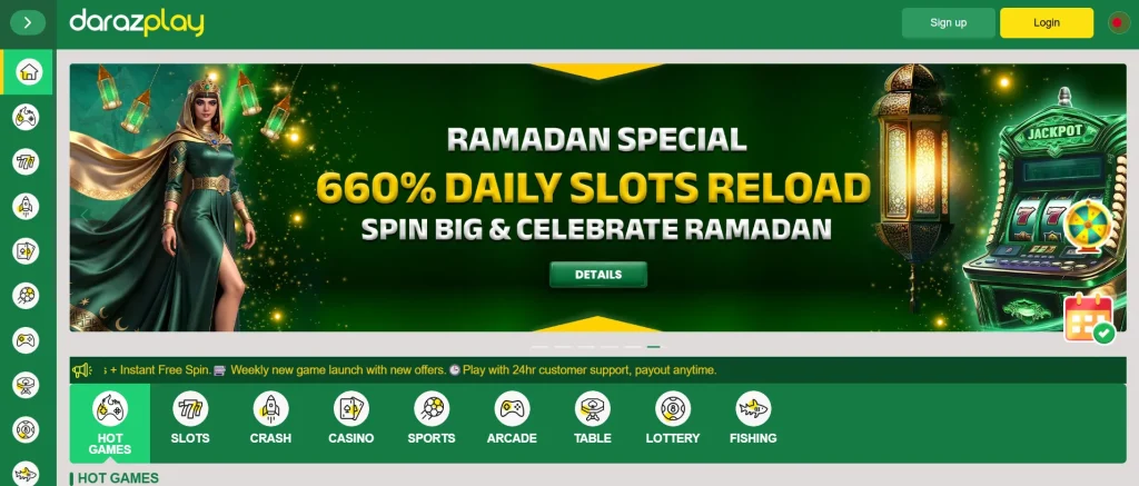 Darazplay Bet On Sports and Play Casino Games in Bangladesh