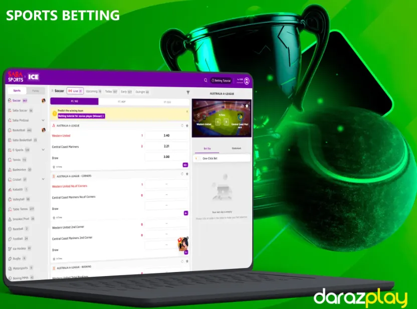 Sports Betting Categories & Market Depth